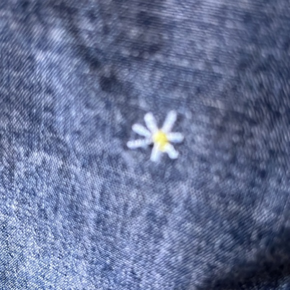 Stretch Denim  Skirt w/ liner sz 6p - Picture 3 of 9